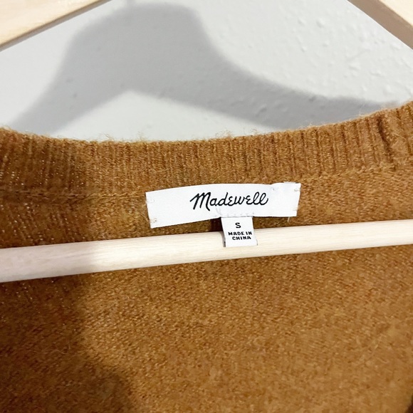 Madewell Wrap-Front Pullover Sweater in Coziest Yarn - Picture 5 of 9